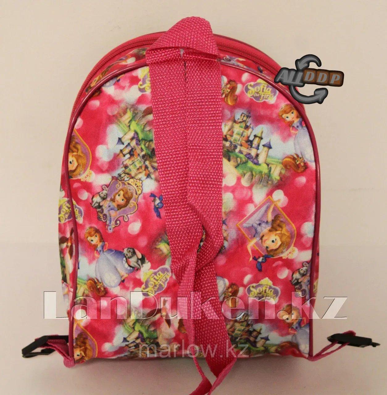 Детский рюкзак для детского сада Принцесса София мини розовый - фото 5 - id-p111454217