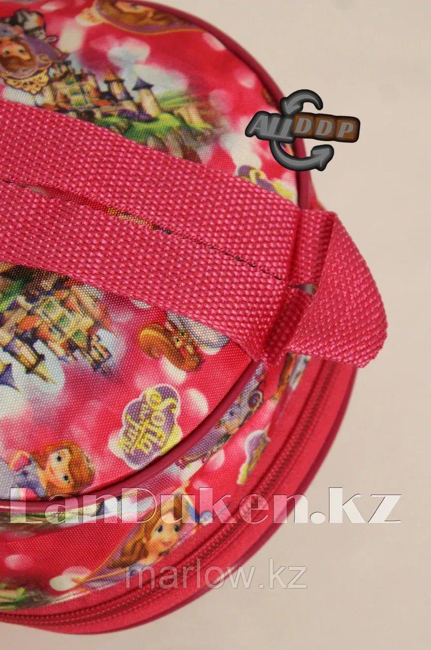 Детский рюкзак для детского сада Принцесса София мини розовый - фото 6 - id-p111454217