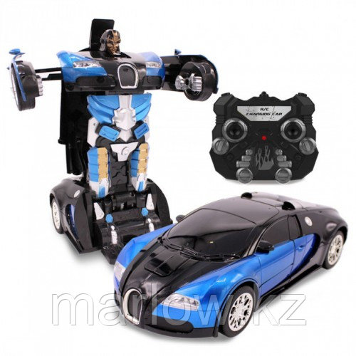 Машина-трансформер с пультом Toys Cars Bugatti Veyron 2:4 - фото 1 - id-p111457197