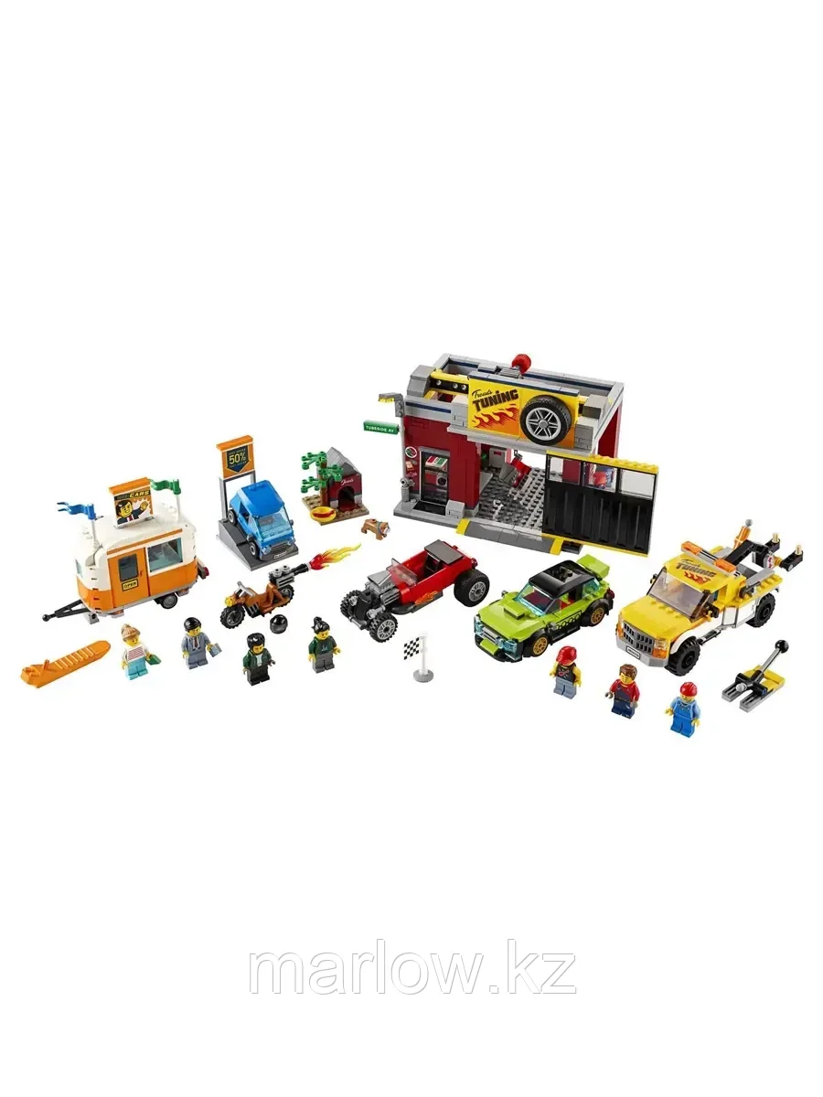 Конструктор Nitro Wheels Тюнинг-мастерская 897 дет. 60258 LEGO City - фото 3 - id-p111448291