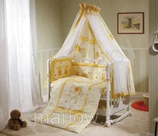 Комплект в кроватку Perina Мишка на подушке - фото 1 - id-p111448313