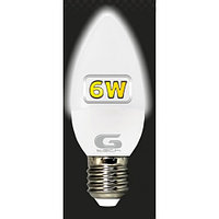 Светодиодная лампа G-TESH 6W E27 3000k свеча