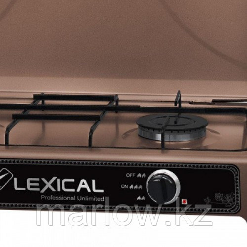 Газовая плита LEXICAL LGS-2812-5 настольная на 2 конфорки - фото 3 - id-p111455248