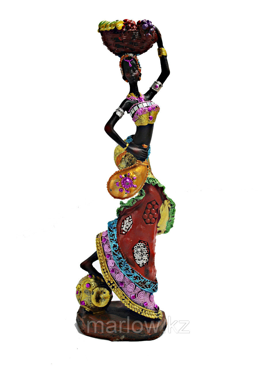Сувенир. Этно-статуи Африканские леди стоящие - фото 1 - id-p111450335