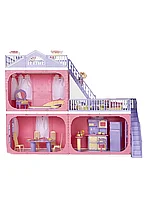 Кукольный дом Коттедж "Маленькая принцесса" 105х90х34см С-1457 Огонек