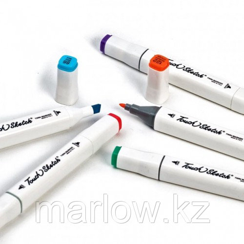 Набор маркеров для скетчинга (60шт.) Белый - фото 2 - id-p111457280