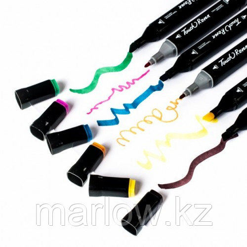 Набор маркеров для скетчинга (120шт.) Чёрный - фото 2 - id-p111457285