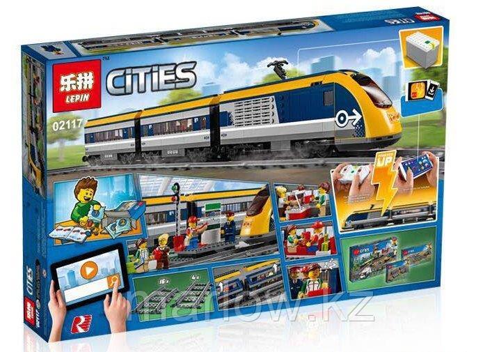 Конструктор Пассажирский поезд радиоуправляемый LEPIN 02117 аналог LEGO 60197 - фото 2 - id-p111471152
