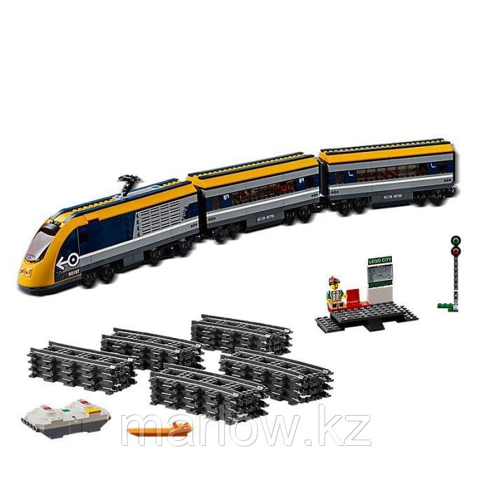 Конструктор Пассажирский поезд радиоуправляемый LEPIN 02117 аналог LEGO 60197 - фото 3 - id-p111471152