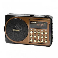 Радиоприемник c USB ATLANFA AT-R22U +SD+дисплей+фонарик