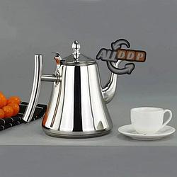 Чайник заварочный с ситом и удобной ручкой для чая и кофе из нержавеющей стали 1,8 л Kashi kettle Xiong Qiang