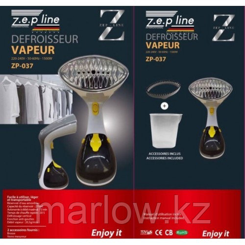 Ручной вертикальный отпариватель для Одежды Zepline ZP-037 1500 Вт - фото 2 - id-p111455332
