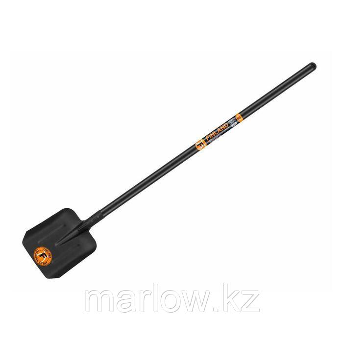 Лопата совковая, толщина штыка 1.6 мм, рёбра жесткости, удлинённый черенок - фото 1 - id-p111465270
