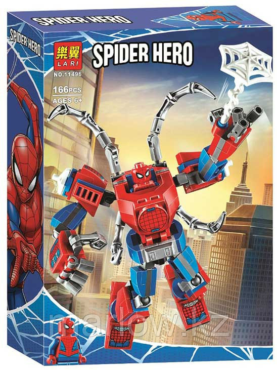 Конструктор Человек-паук: трансформер LARI 11496 аналог LEGO 76146 - фото 1 - id-p111470232