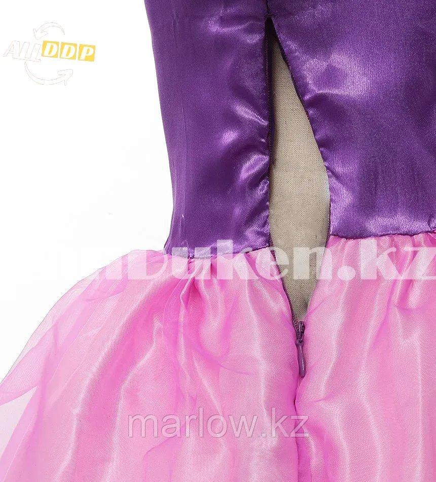 Костюм детский карнавальный Рапунцель принцесса для девочек фиолетовое BN-8002 - фото 4 - id-p111460322