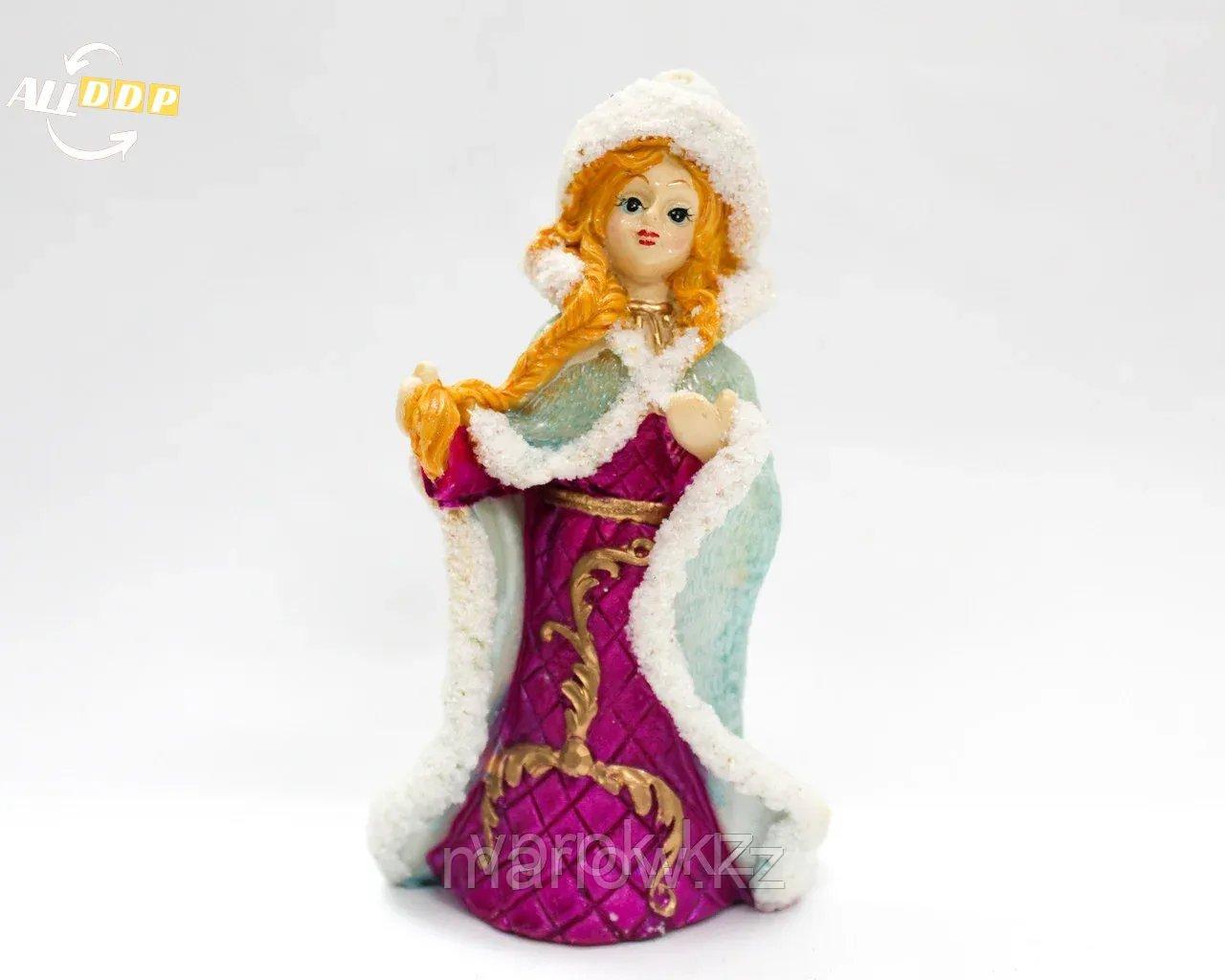 Сувенир-снегурочка, фиолетовая, 14 см - фото 1 - id-p111459354