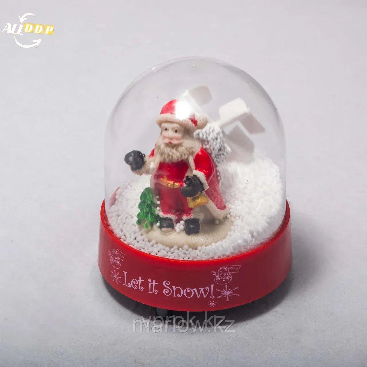 Дед Мороз в шаре (10см) - фото 1 - id-p111459355
