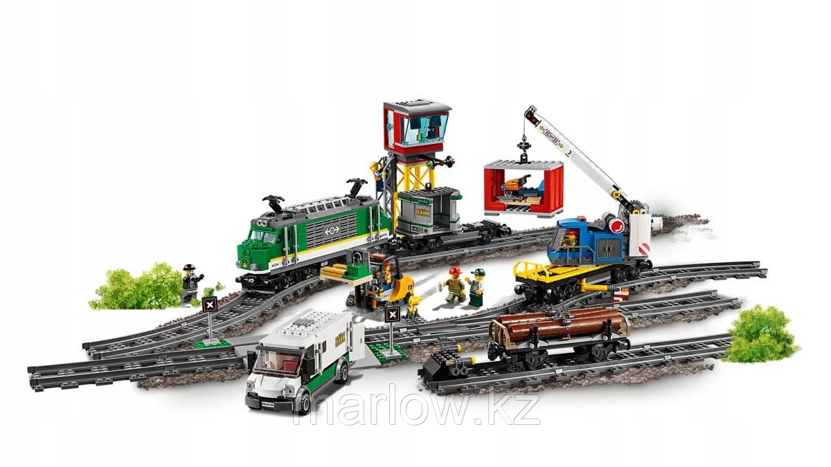 Конструктор Товарный поезд радиоуправляемый Lion King 180039 аналог LEGO 60198 - фото 6 - id-p111471230