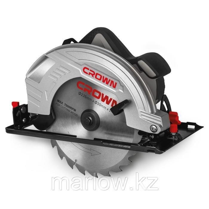 Пила дисковая CROWN CT15210-235, 2000 Вт, 4500 об/мин, 235х30 мм, пропил 45°/90° 60/85 мм - фото 1 - id-p111462349