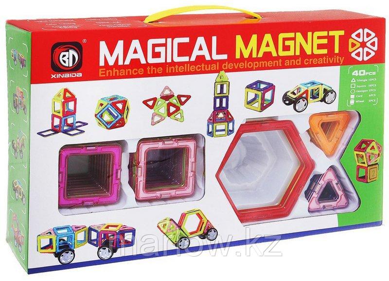 Магнитный конструктор Xinbida Magical Magnet 40 деталей (702A) - фото 9 - id-p111471280