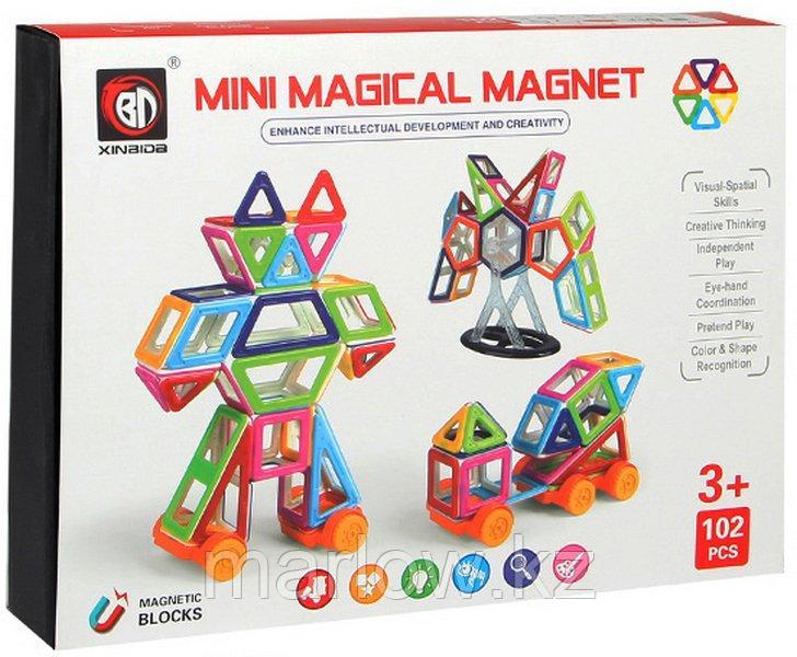 Магнитный конструктор Xinbida Mini Magical Magnet 76 деталей (719) - фото 9 - id-p111471284