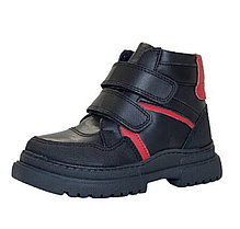Ботинки для мальчиков утепленные кожаные Ozpinarci Junior черный ОС23СР3