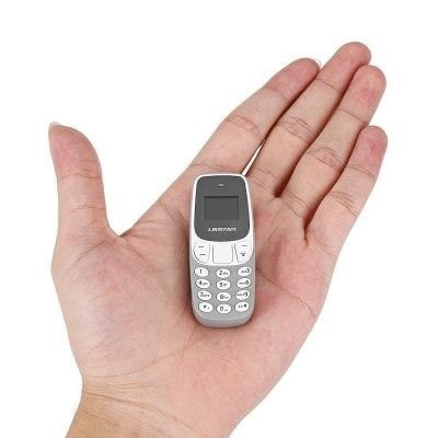 Супер маленький мобильный телефон, мини версия Nokia 3310 , Mini Phone BM10 Blue White - фото 2 - id-p111473381