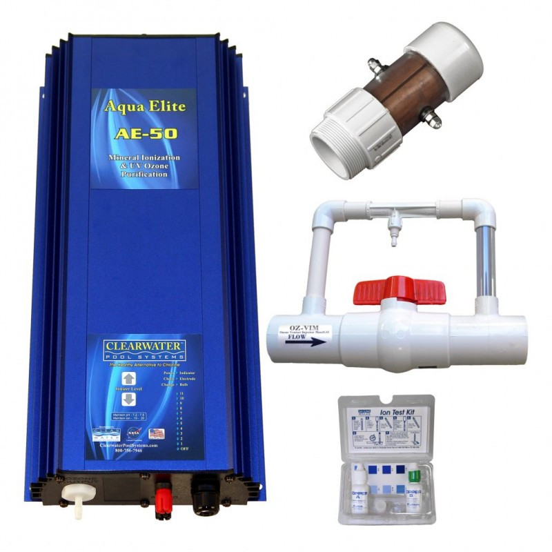 Комбинированная система озон+ионизация+уф Clear Water Aqua Elite 50