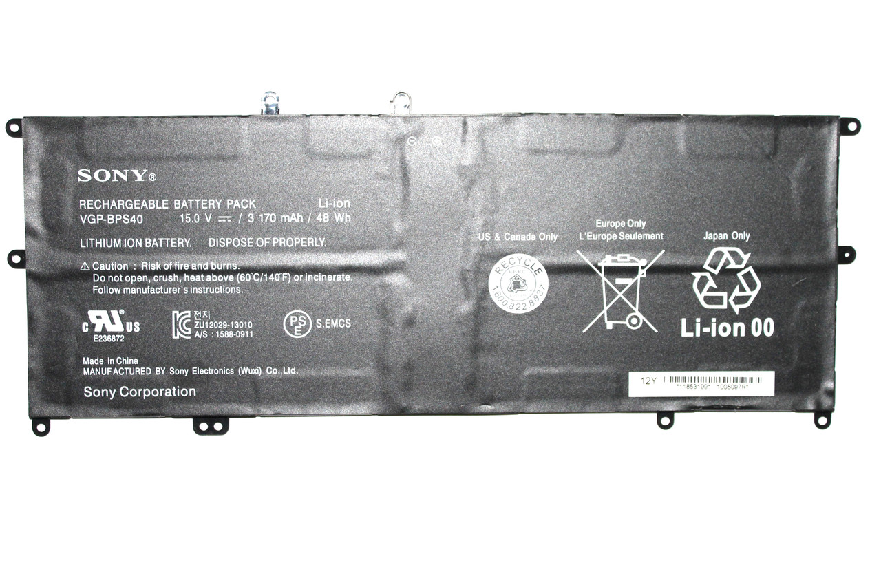 Аккумулятор для ноутбука SONY Vaio SVF15N VGP-BPS40, фото 1