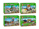 Набор из 4 конструкторов My World PRCK 63118 Minecraft "Приключения в шахте", фото 2