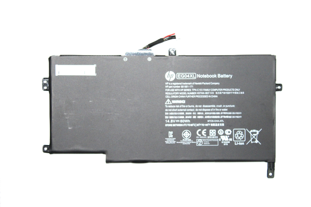 Аккумулятор для Ноутбука HP ENVY Sleekbook 6-1000, EG04XL ORIGINAL - фото 1 - id-p55622715