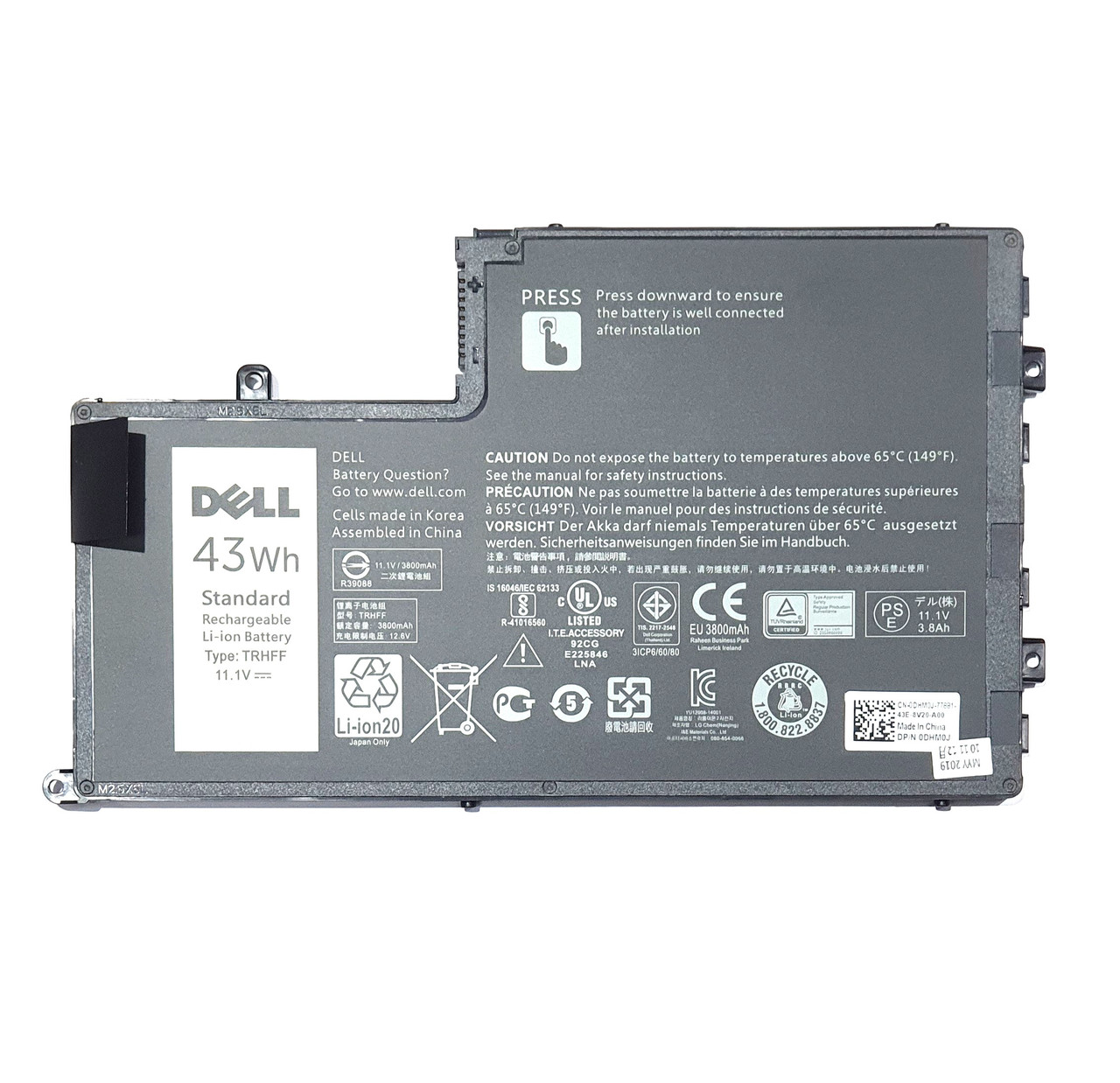 Аккумулятор для Ноутбука Dell Inspiron 15 5547 TRHFF ORIGINAL, фото 1