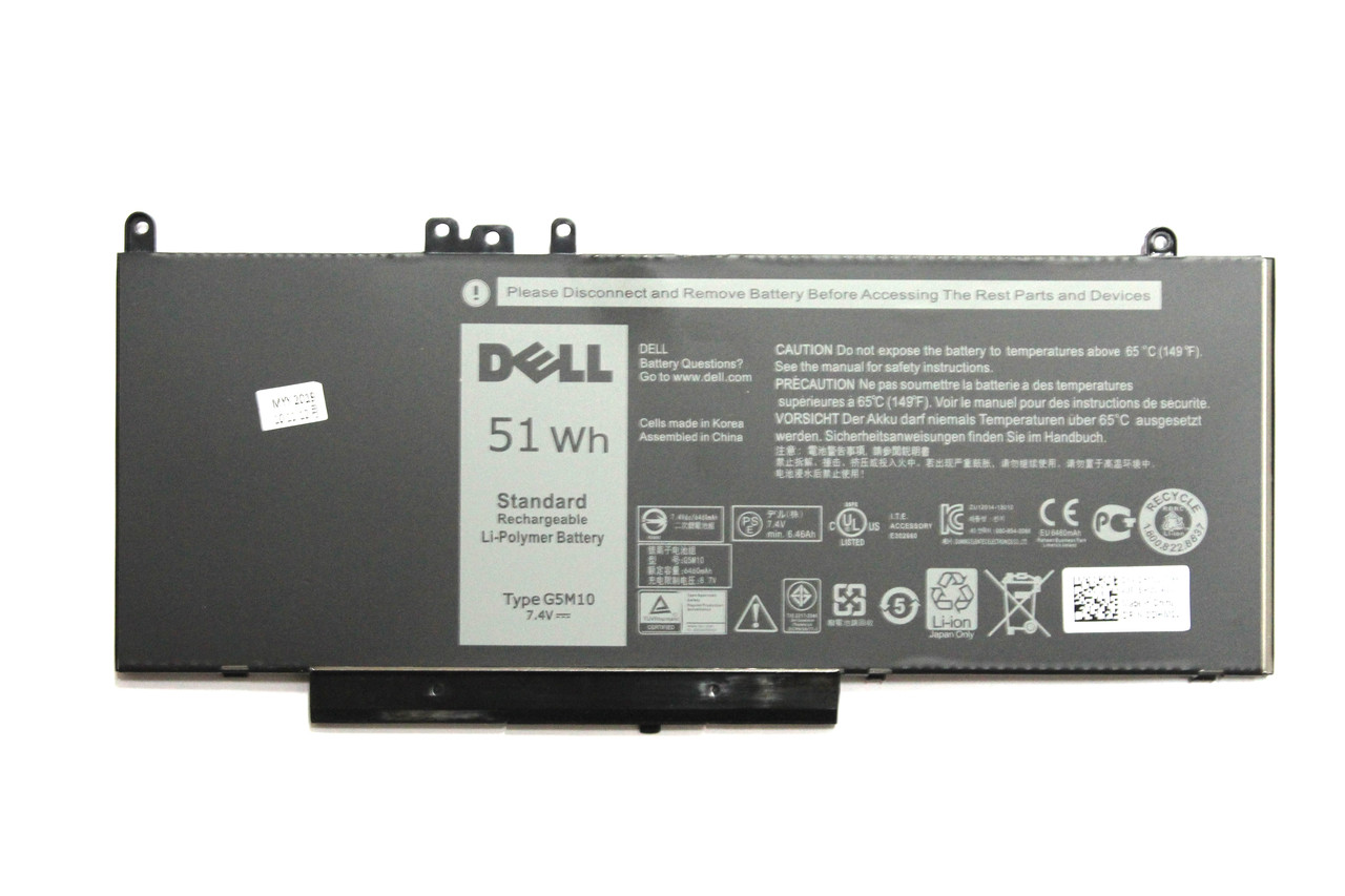 Аккумулятор для Ноутбука Dell Latitude E5450 G5M10 ORIGINAL - фото 1 - id-p75837616