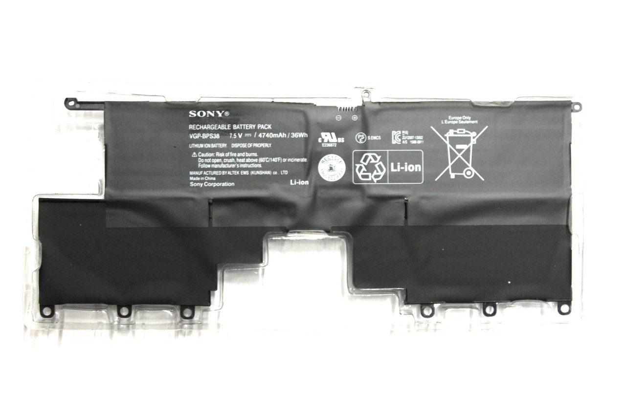 Аккумулятор для Ноутбука Sony VAIO PRO 13, VGP-BPS38, ORIGINAL - фото 1 - id-p55839450