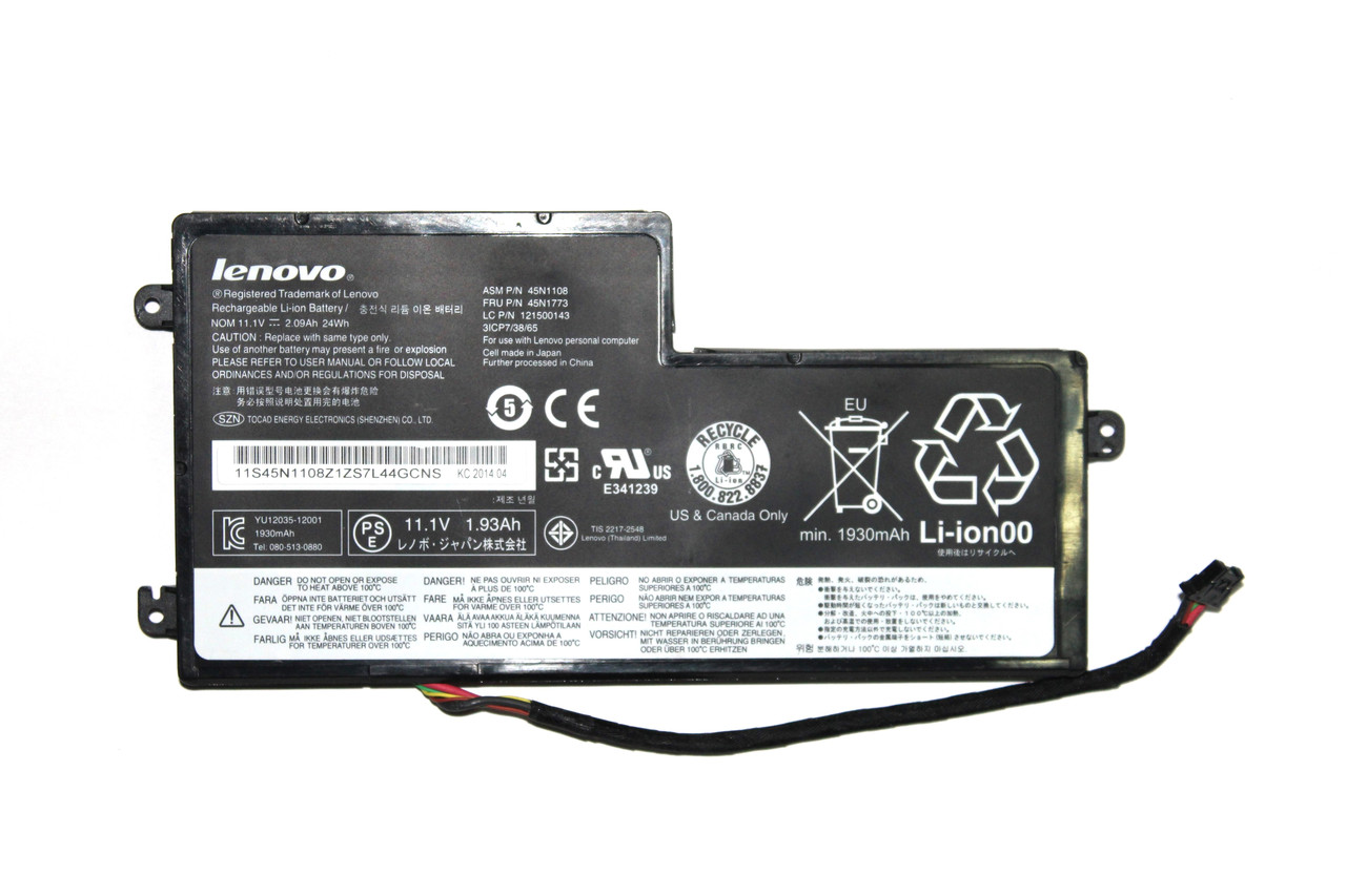 Аккумулятор для Ноутбука Lenovo Thinkpad T440, 45N1773 ORIGINAL