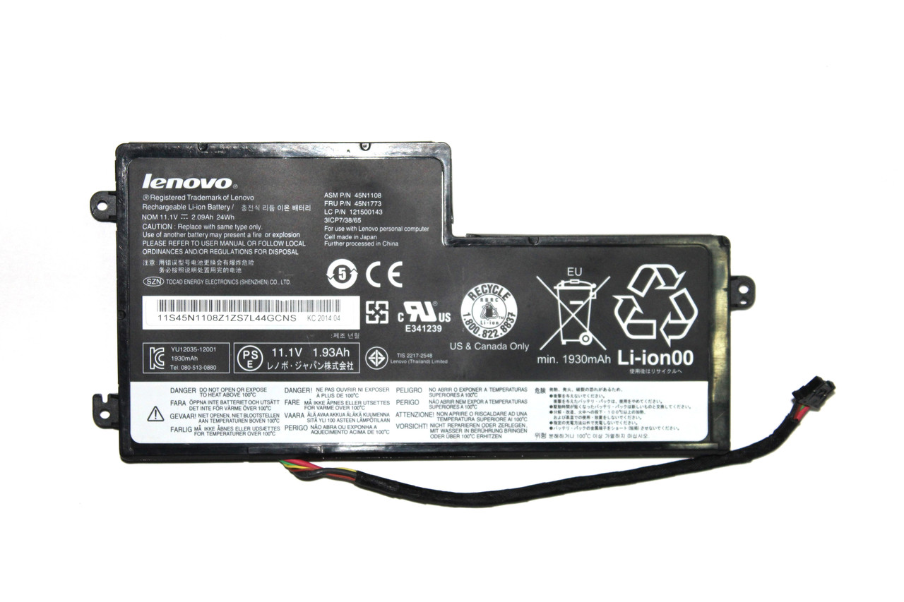 Аккумулятор для Ноутбука Lenovo Thinkpad T440, 45N1773 ORIGINAL - фото 1 - id-p58441344