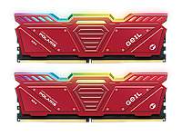 Оперативная память с RGB подсветкой 32GB Kit (2x16GB) GEIL POLARIS RGB Red GOSR532GB4800C40DC