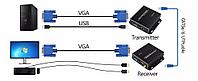 Удлинитель VGA + USB KVM Extender, 300m, UTP (VKE3011A10) Tesla Smart, фото 7