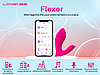 Вибратор для стимуляции точки G и клитора Flexer от Lovense - управление через смартфон, фото 3