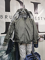 Куртка осенняя мужская хаки-чёрного цвета двусторонняя BRUTAL LIFESTYLE