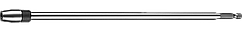 Удлинитель ЗУБР "ЭКСПЕРТ" для сверл перьевых с быстросъемным устройством, шестигранный хвостовик 1/4", 300мм