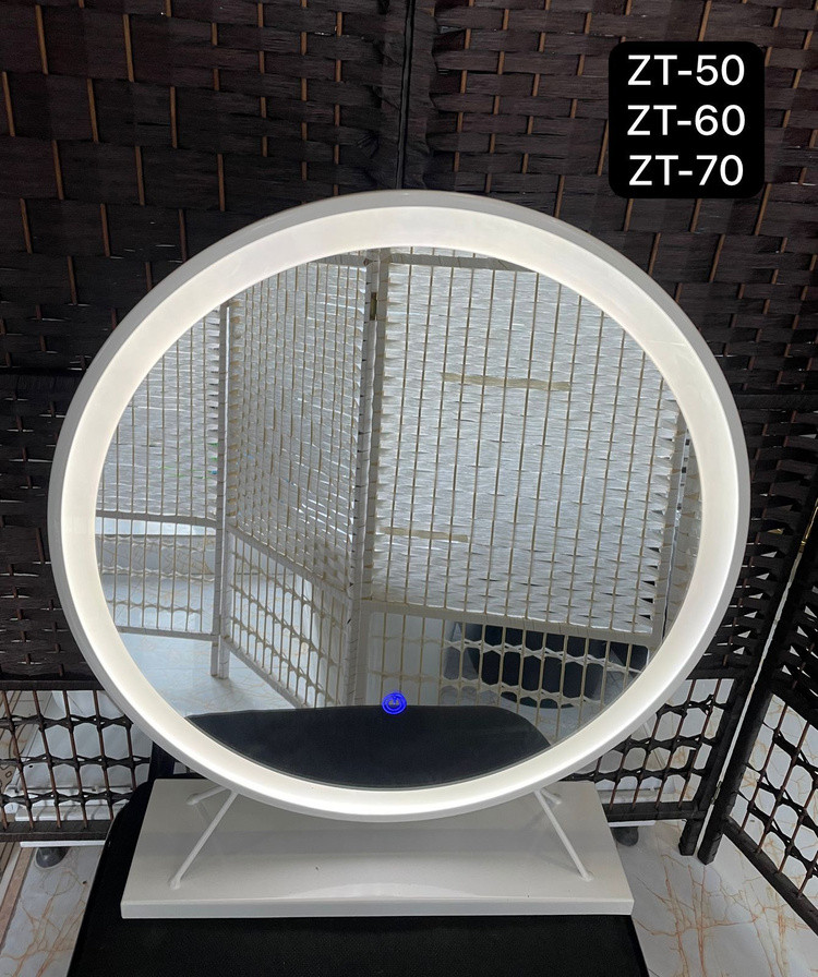 ZT70, зеркало настольное с подсветкой, 70см (белый) - фото 2 - id-p111477965
