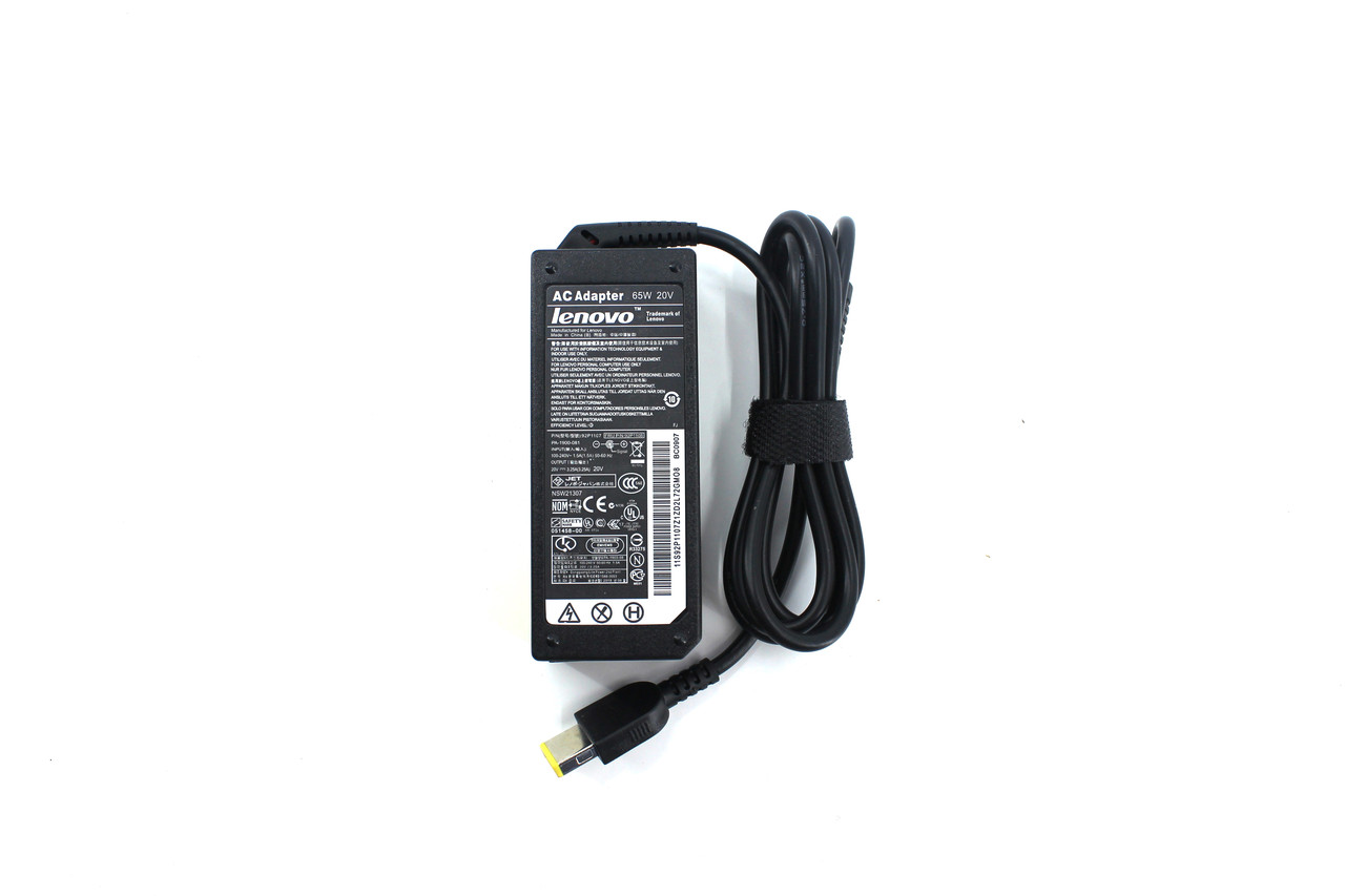 Блок питания для ноутбука Lenovo 20v 3.25А USB (прямоугольный разъем) - фото 1 - id-p56842887