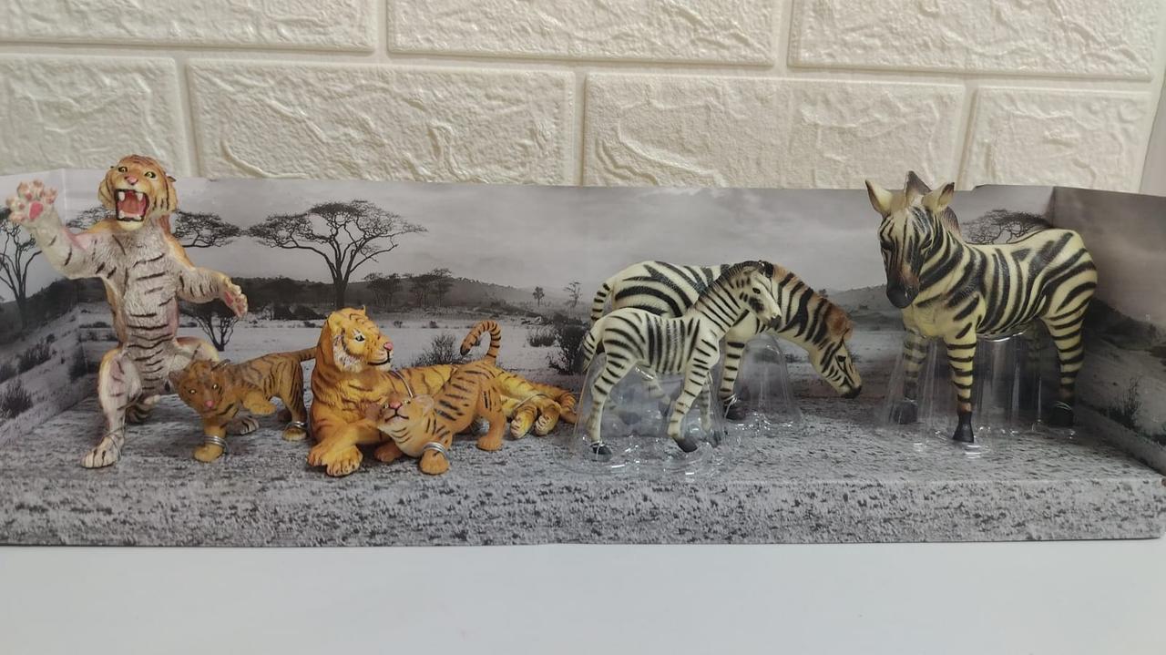 Набор животных "Сафари" Тигры и Зебры - фото 2 - id-p111568958