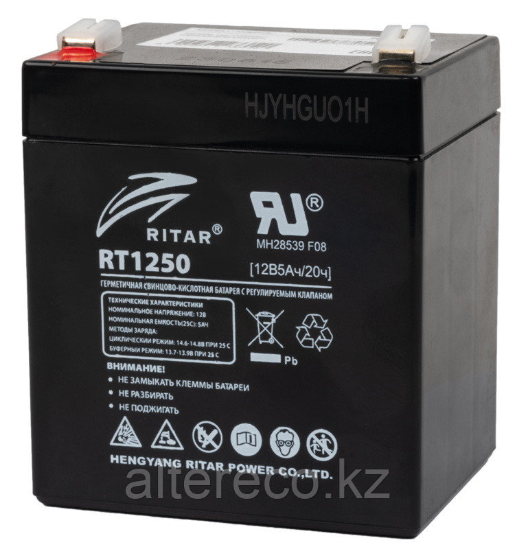 Аккумулятор Ritar RT1250 (12В, 5Ач) - фото 1 - id-p111582449