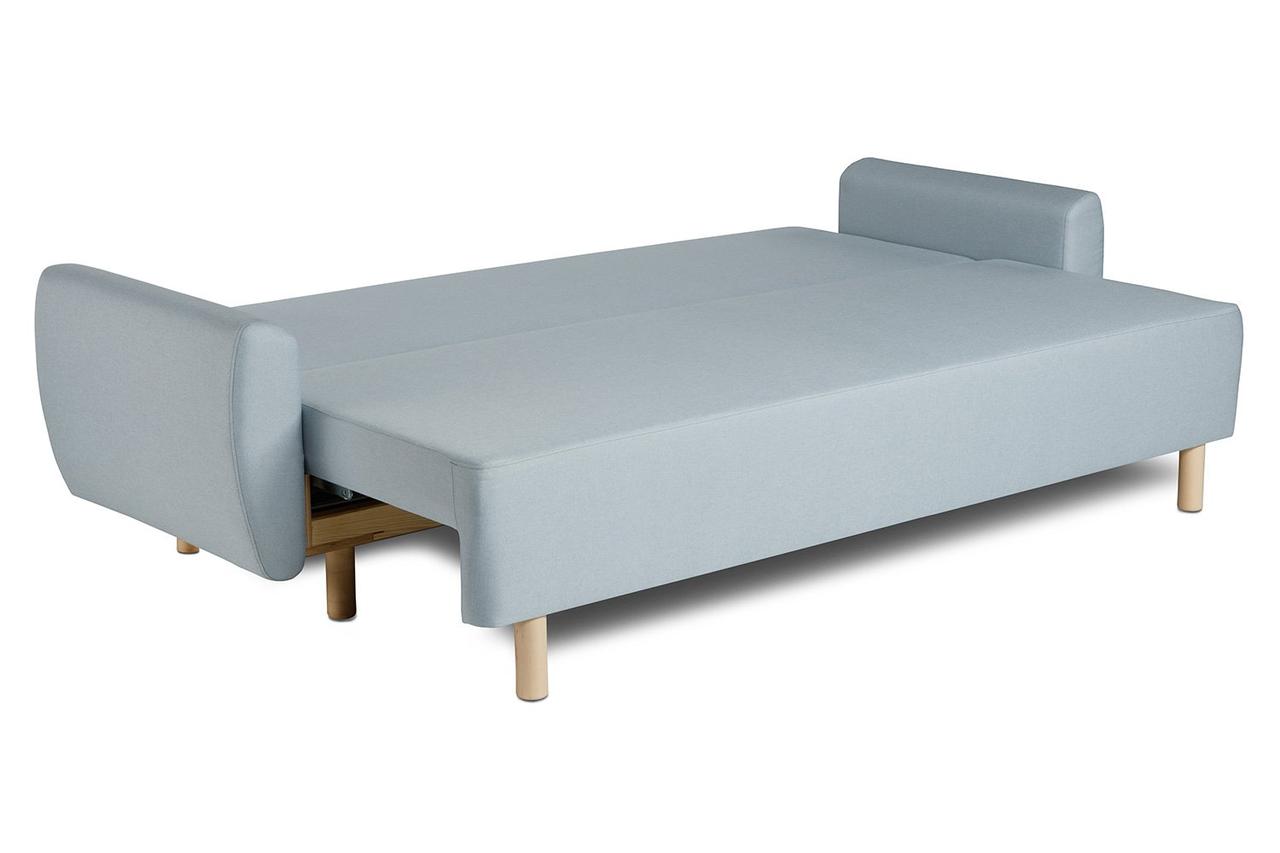 Диван-кровать ТУЛИСИЯ (TULISIJA) трёхместный, ткань TWIST 17, пастельно-синий - фото 2 - id-p111587331