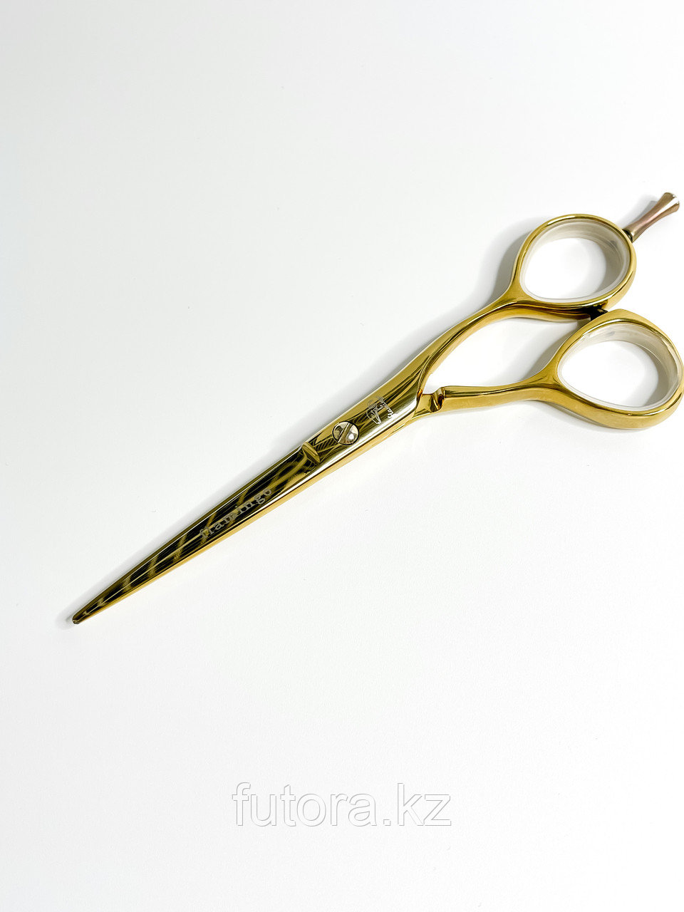 Парикмахерские ножницы для стрижки волос "Flamingo - Color Gold A6-55G"