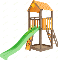 Детские игровые площадки Classic IgraGrad Детская площадка IgraGrad Панда Фани Tower скалодром