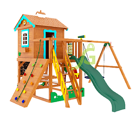 Детский игровой комплекс "Домик" IgraGrad Детская деревянная площадка "IgraGrad Домик 2 Совёнок"