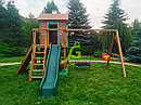 Детский игровой комплекс "Домик" IgraGrad Детская деревянная площадка "IgraGrad Домик 2 Совёнок", фото 8